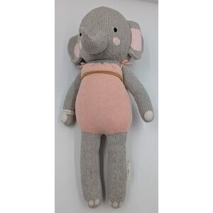 Cuddle + Kind Eloise Elephant Knit Plush Stuffed Animal 20"